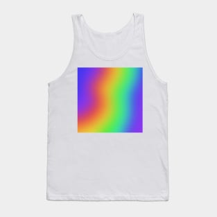 Rainbow Gradient - Bright and Wavy Tank Top